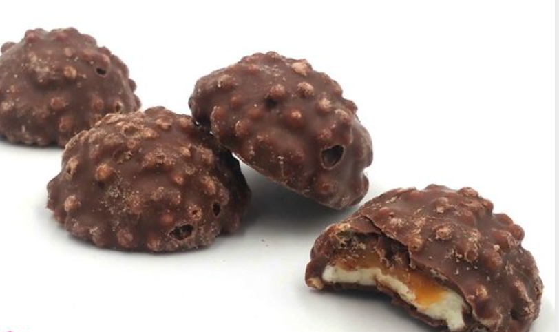 Hérisson guimauve chocolat / caramel - 100 g (5 hérissons)