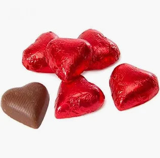 Coeur en chocolat au lait et à la noisette de la célèbre marque italienne Dolci Momenti - 100 g (x12)
