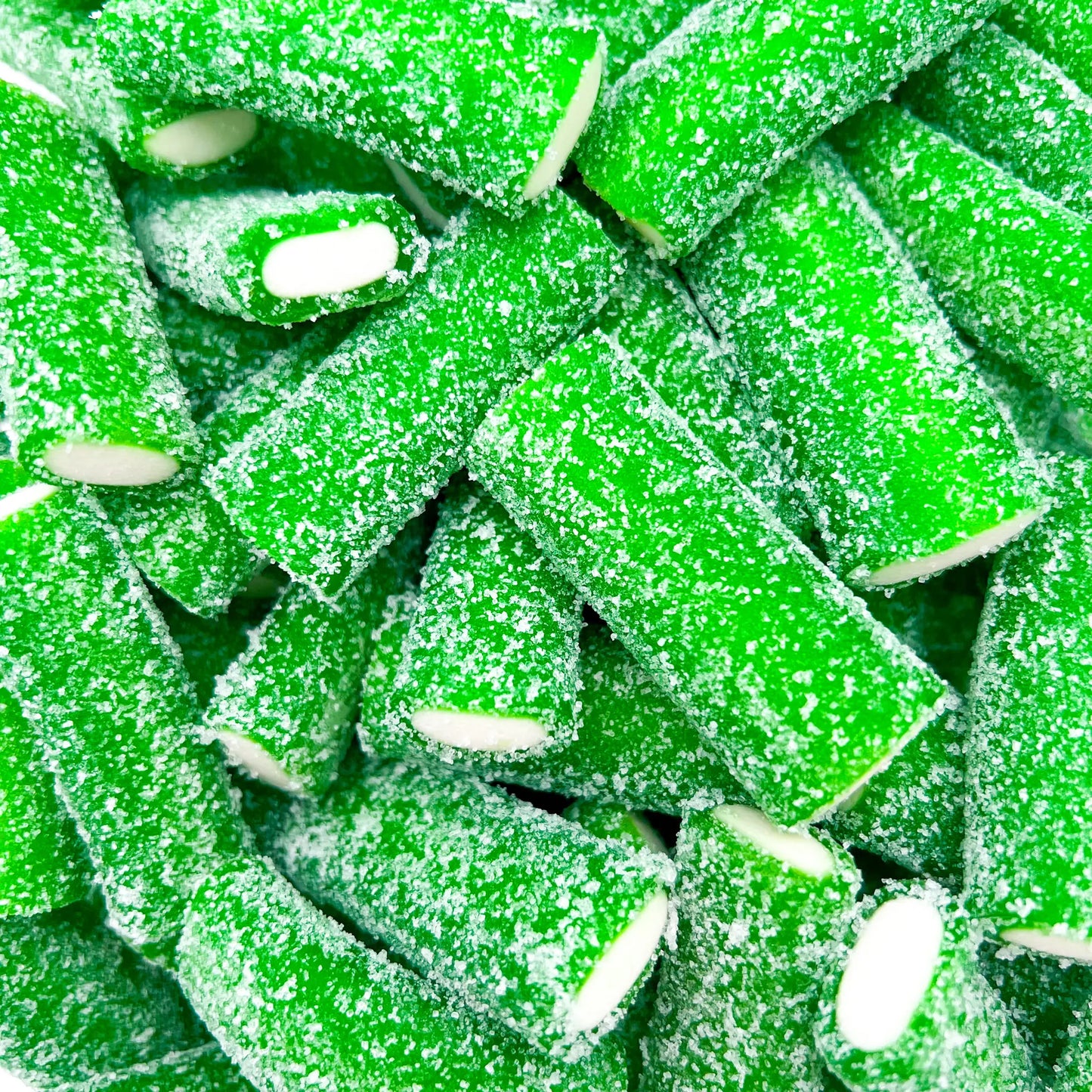 Mini câble XL pomme verte acidulée au citron -  100 g
