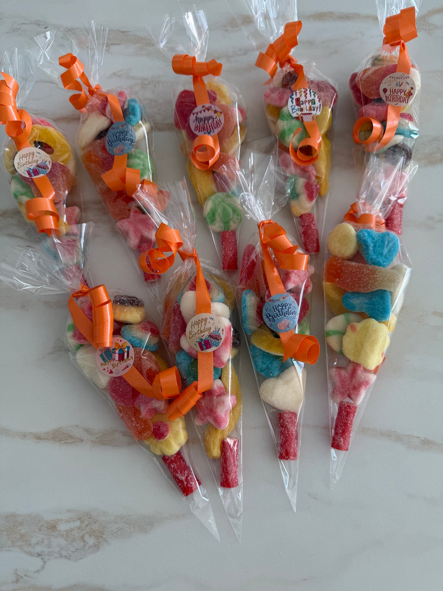Sachet cône bonbons