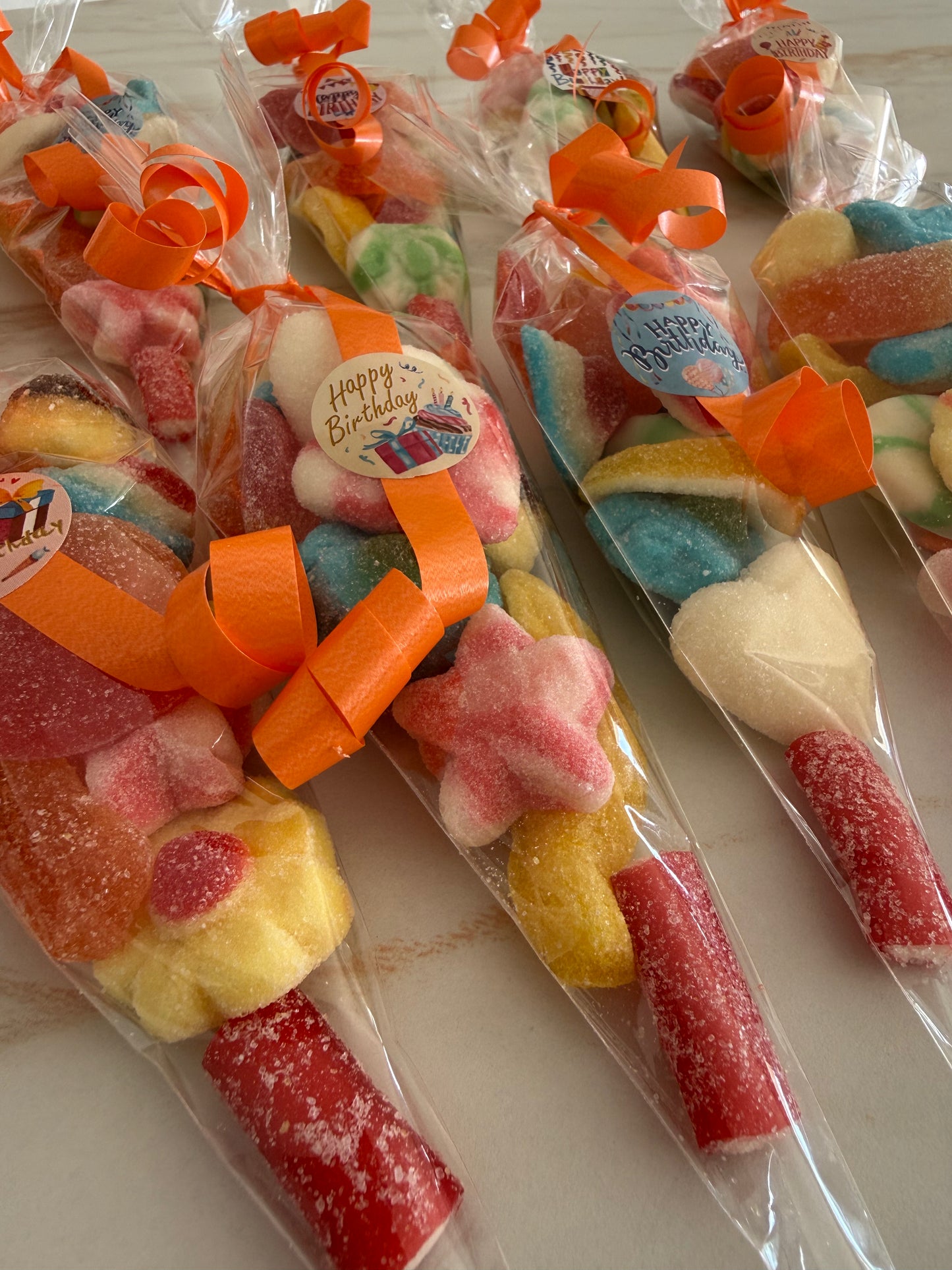 Sachet cône bonbons