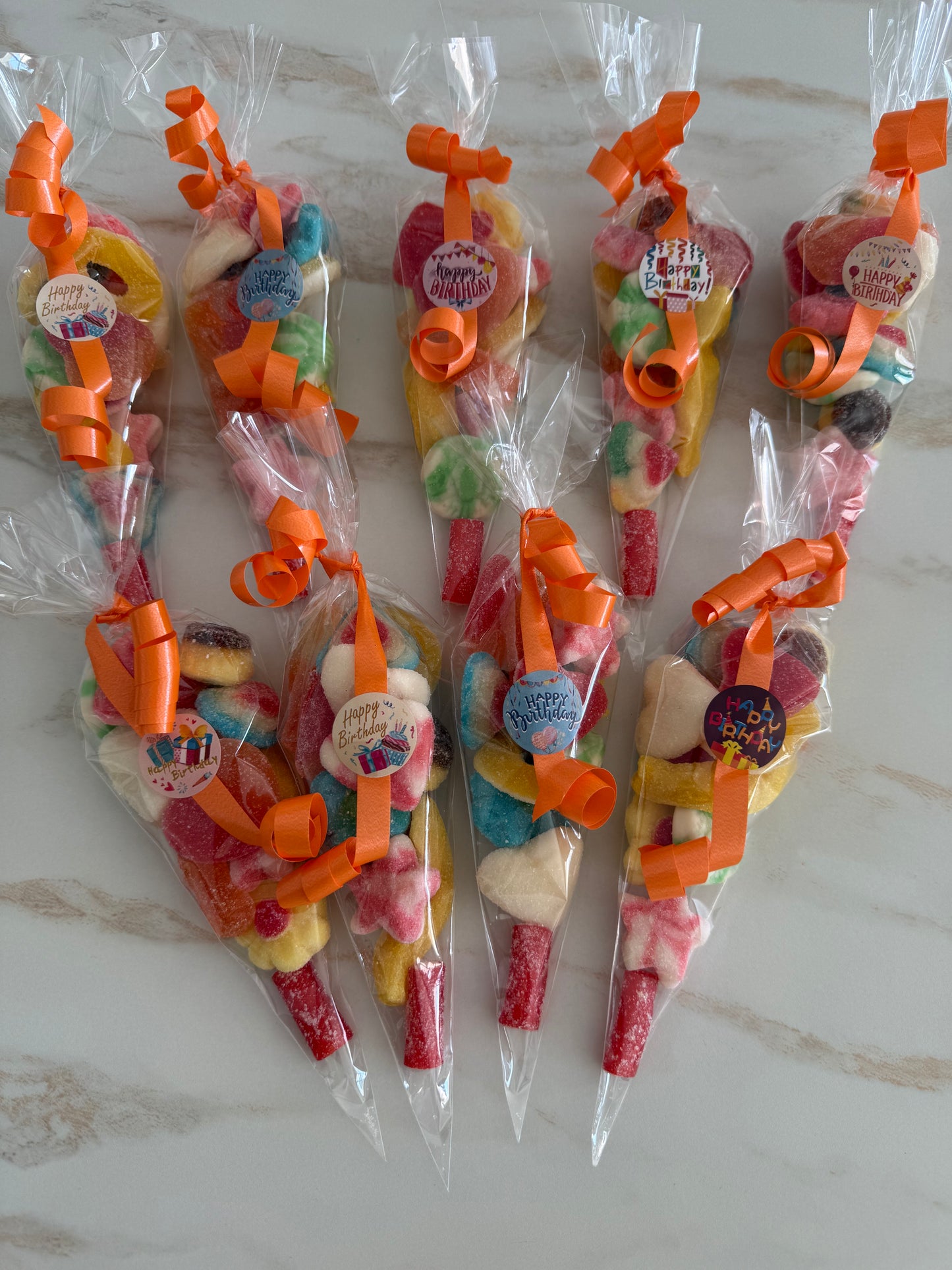 Sachet cône bonbons