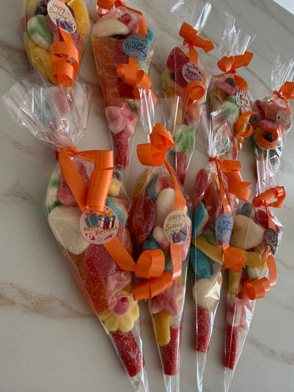 Sachet cône bonbons