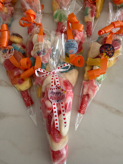 Sachet cône bonbons