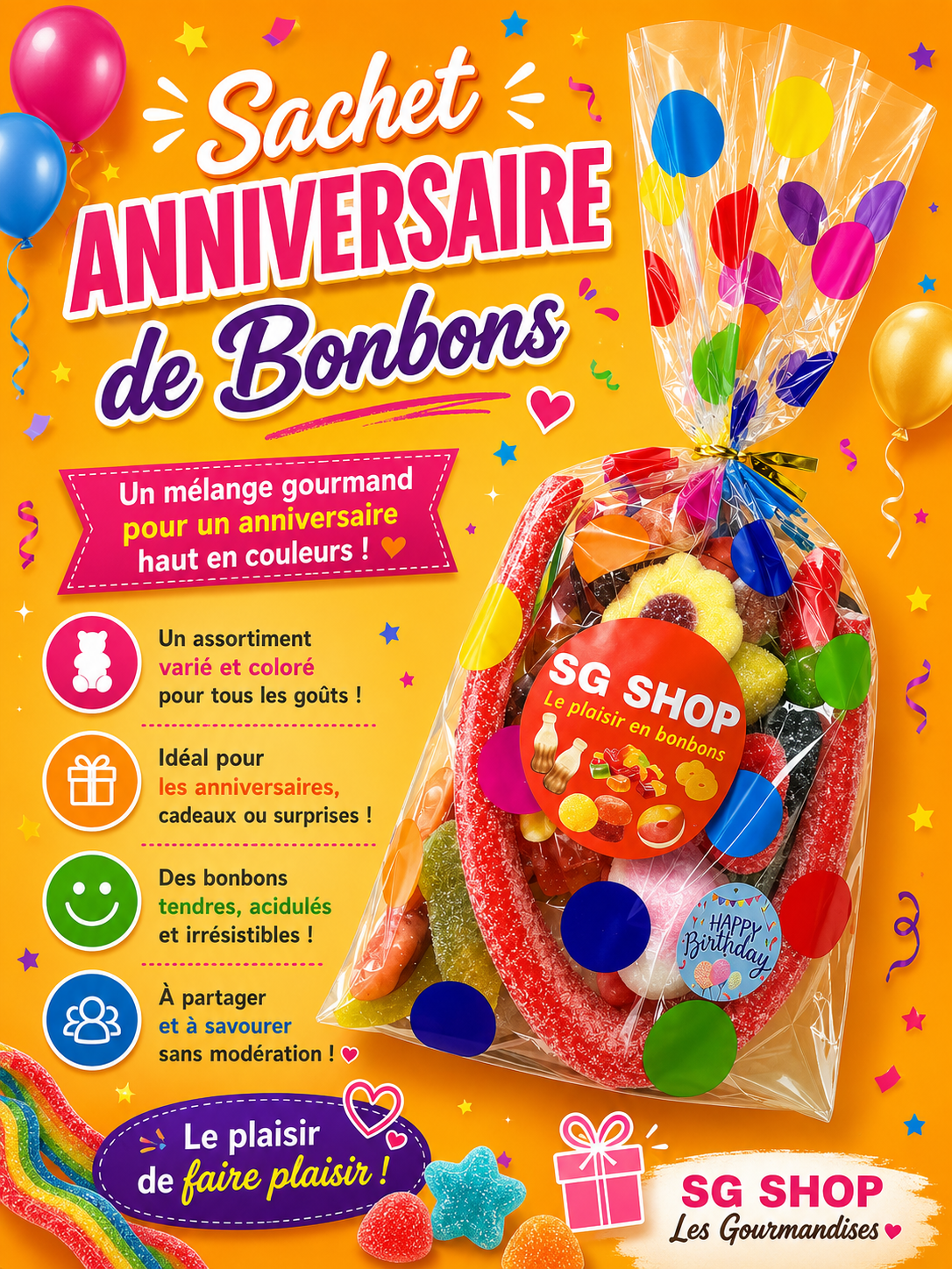 Sachet bonbons
