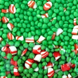 Petits pois aux lardons -  100 g